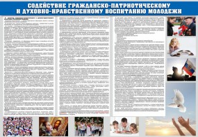 Стенд "Содействие гражданско-патриотическому и духовно-нравственному воспитанию молодежи" - fgospostavki.ru - Миасс