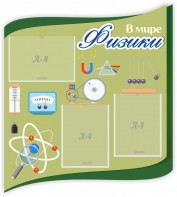 Стенд "В мире физики" - fgospostavki.ru - Миасс