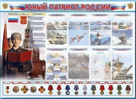 Стенд-уголок "Юный патриот России" - fgospostavki.ru - Миасс