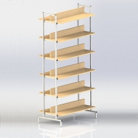 СТЕЛЛАЖ 2-СТОРОННИЙ НА МЕТАЛЛОКАРКАСЕ - fgospostavki.ru - Миасс