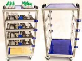 Мобильная стойка для хранения наборов ГИА по химии - fgospostavki.ru - Миасс