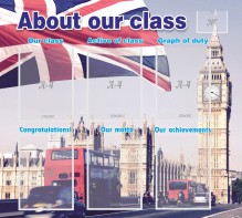 Стенд "About our class" - fgospostavki.ru - Миасс