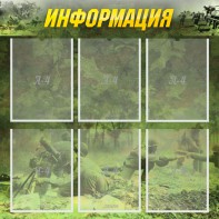 Стенд "Информация" Вариант 5 - fgospostavki.ru - Миасс