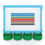 Элемент конструктора одиночный одноцветный Color Blocks 100 штук - fgospostavki.ru - Миасс